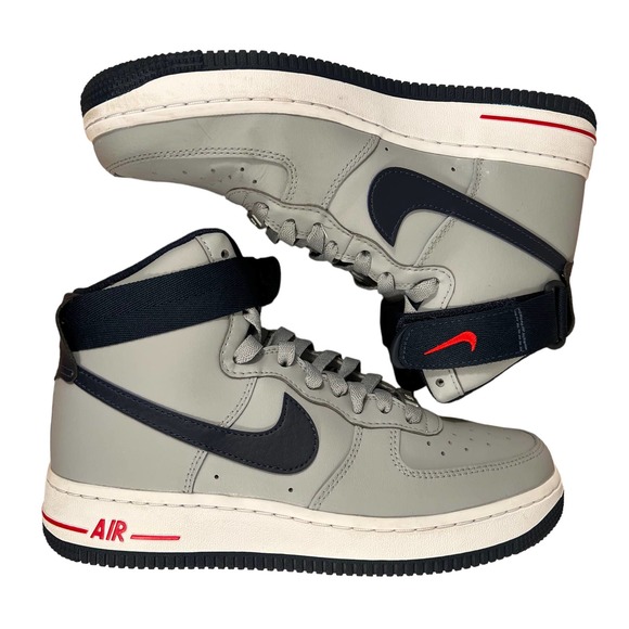 Nike Gray and Navy Sneakers Air Force 1 - Picture 2 of 13